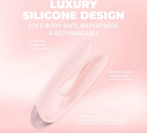 Loveline Amour Paris Dual Motor System Rożowy Silikonowy