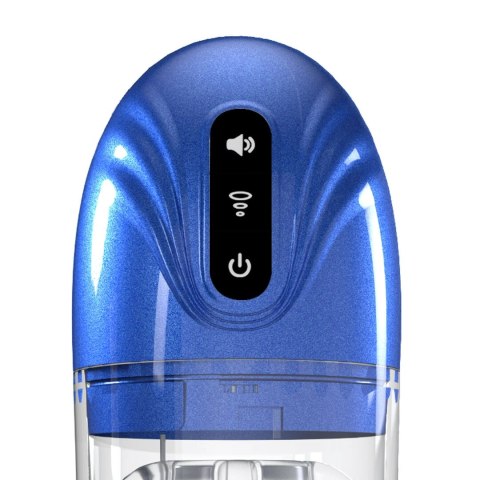 SonicPull Pompa Intymna Z Funkcją Ssania i Wibracji Metallic Blue