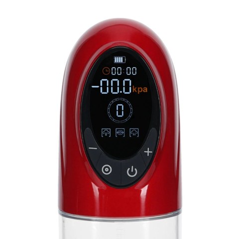 CyberPulse Automatyczna Pompa Wodoodporna Metaliczna Czerwień 13 Trybow