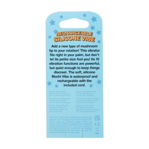 Doc Johnson Mushroom Vibe silikonowy model wibrujący fioletowy USB