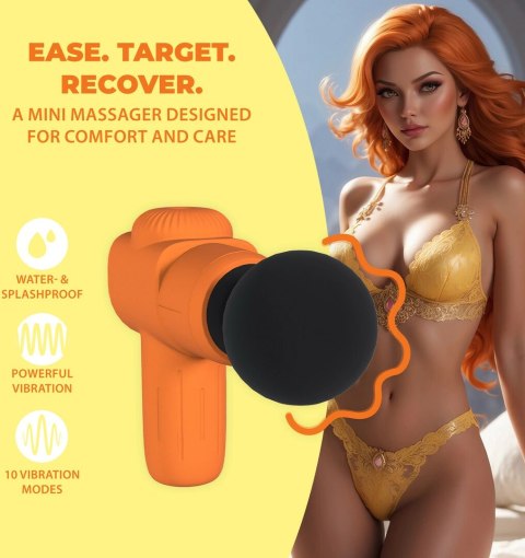 Loveline Mini Microboost - bezprzewodowy masażer kompaktowy pomarańczowy