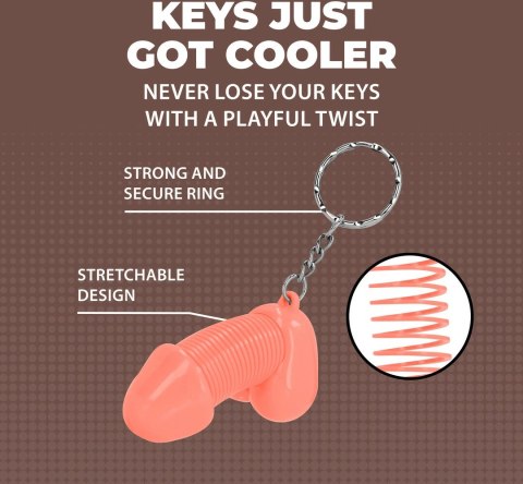 ToyJoy Super Chuck breloczek dekoracyjny w kolorze cielistym