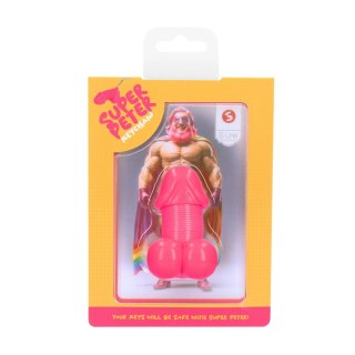 ToyJoy Super Peter brelok rożowy - dynamiczna figurka do kluczy