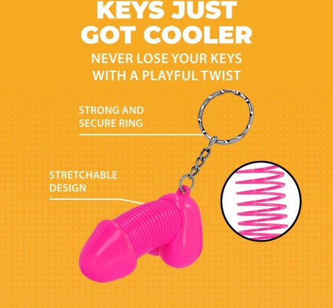 ToyJoy Super Peter brelok rożowy - dynamiczna figurka do kluczy