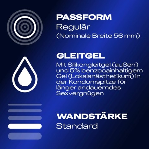 Durex Intense Orgasmic - 10 sztuk, prezerwatywy z prążkowaną powierzchnią