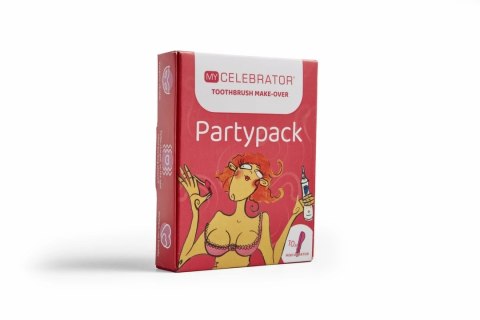 My Celebrator Pink - Zestaw 10 nasadek wibracyjnych na szczoteczkę