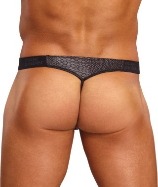 Male Power Boneyard Micro Tanga L/XL Czarna z Czerwonym Pierścieniem