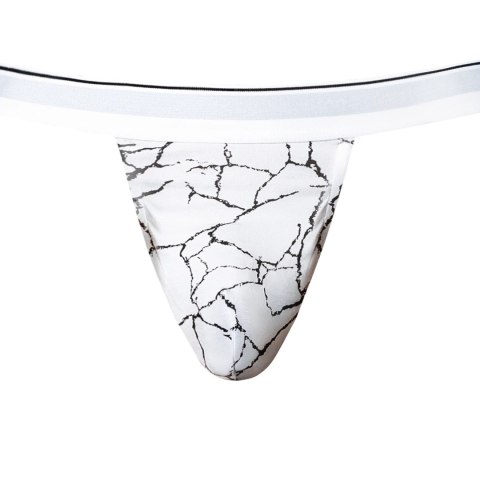 Male Power Soo Cumfy Jock L/XL biały marmurkowy, ultra-miękki modal