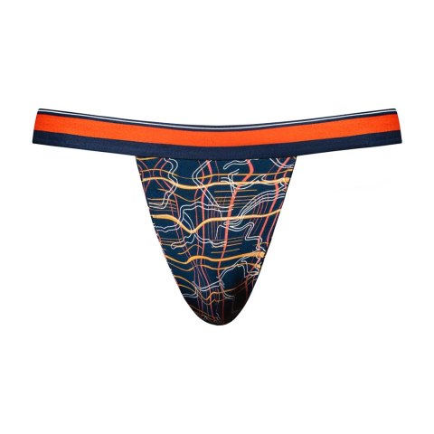 Male Power Soo Cumfy Jock L/XL marmurkowy granatowy, modal