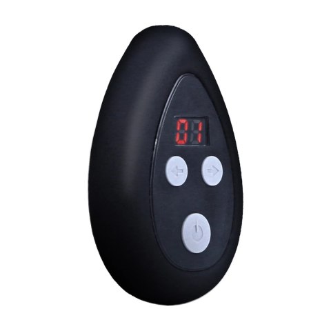 Aneros Eupho Syn V Czarny - Model wibrujący z pilotem, silikon