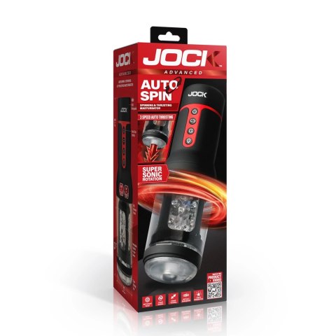 Auto Spin zaawansowana maszyna intymna obrotowo-impulsowa czarna