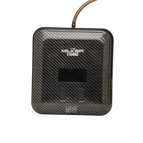 XR Brands El Milker Stamina - Automatyczny system z funkcją ssania i wibracji, transparentny