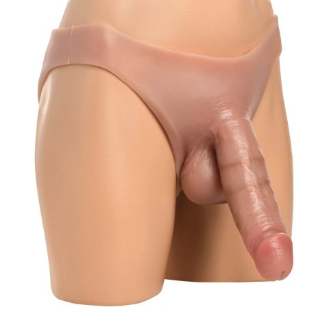 XR Brands Stealth silikonowy system intymny z paskami 20 cm hollow