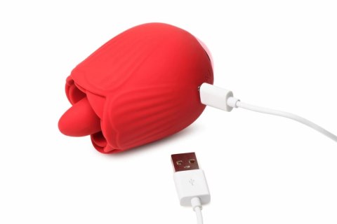 BLOOMGASM French Rose Licking & Vibrating System Czerwony 10 trybow