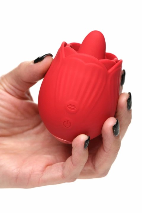 BLOOMGASM French Rose Licking & Vibrating System Czerwony 10 trybow