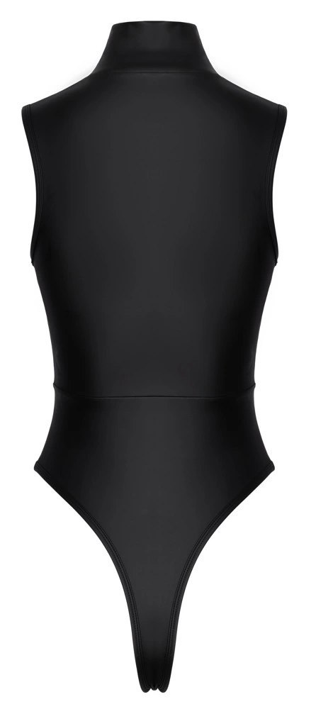 Cottelli Party Body Zip z Cyrkoniami Czarny Matowy M