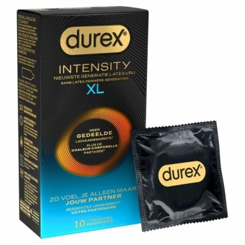 Durex Intensity XL prezerwatywy lateksowe, ultra-cienkie, 10 szt.