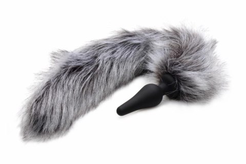 Tailz Grey Wolf zestaw ogon z futerkiem i opaska z uszami 59,7 cm