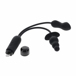 Evolved Novelties Double My Pleasure czarny system wibracyjny duo