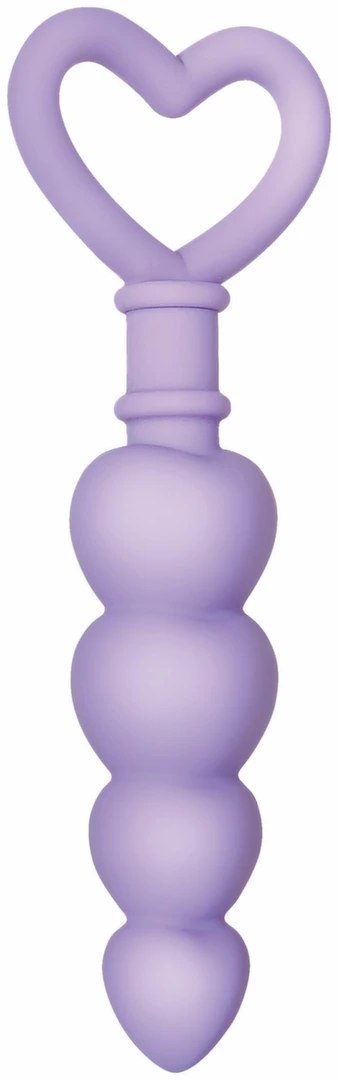 Evolved Novelties Sweet Treat fioletowe koraliki silikonowe serca