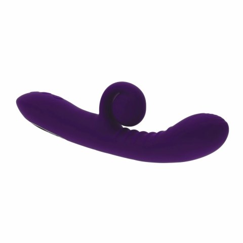 Playboy Curlicue Purple - wielofunkcyjny model spiralny z dwoma silnikami