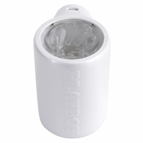 Playboy Spin Doctor White - urządzenie intymne z 7 trybami pracy