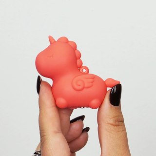 Unihorn Mini Peachy Pony - kompaktowy masażer wielofunkcyjny rożowy