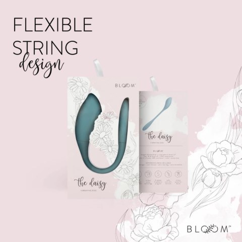 Bloom Daisy Model Egg Zielony - Jajko Wibrujące z Technologią Swipe