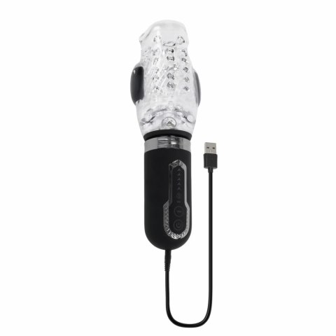 Evolved Novelties Thrill Ride Black - Automatyczna maszyna intymna 3w1