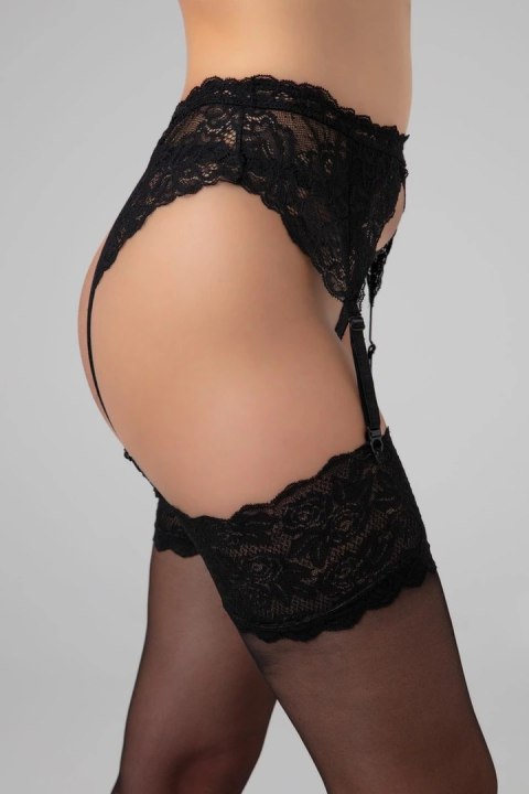 Feel Me Garter Stockings pończochy z koronką 15 den czarne