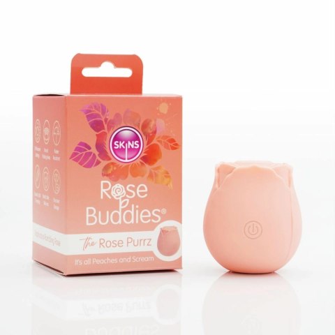 Skins Rose Buddies The Rose Purrz - wibrujący model silikonowy USB rożowy