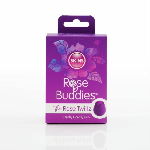 Skins Rose Buddies The Rose Twirlz - kompaktowy wibrator pulsacyjny USB