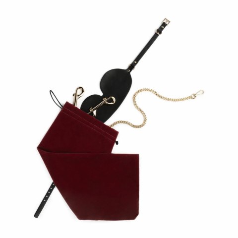 Bedroom Fantasies Zestaw Bondage 11 elementow PU Leather w walizce