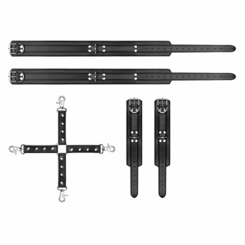 Bedroom Fantasies Zestaw Kajdanek i Połączenia Hogtie Czarny