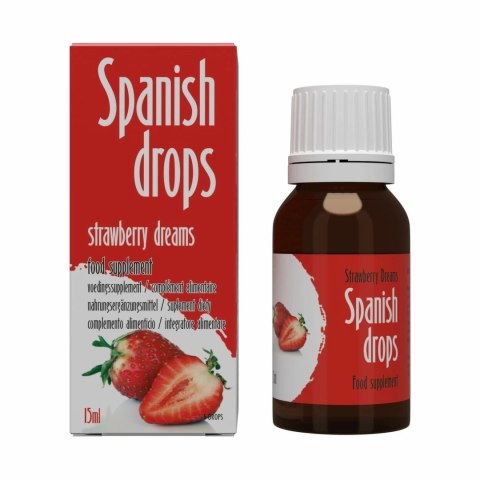 Cobeco Spanish Drops Strawberry Dreams 15ml - krople energetyczne o smaku truskawkowym