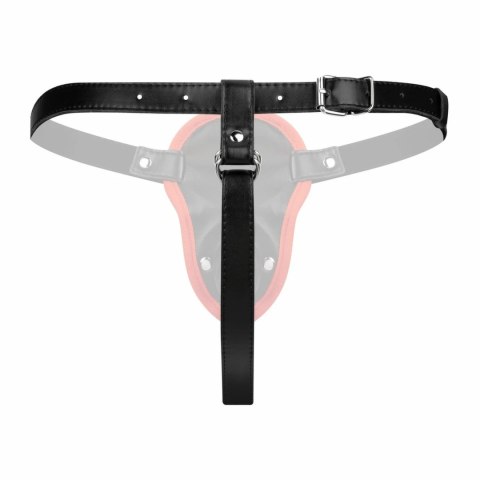 Fetish Collection Zestaw Double Strap-On Czarny Silikon Regulowany