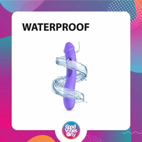 Good Vibes Only Flax - Model wibrujący z funkcją punktu G, silikonowy