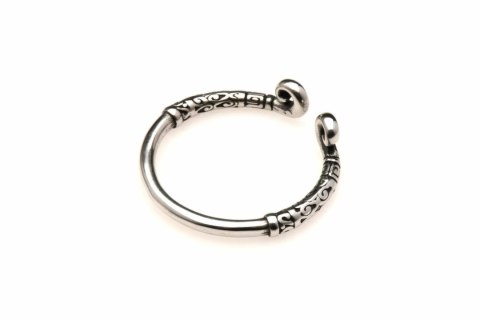 XR Brands Stainless Steel Ring Silver - Wytrzymały stalowy model