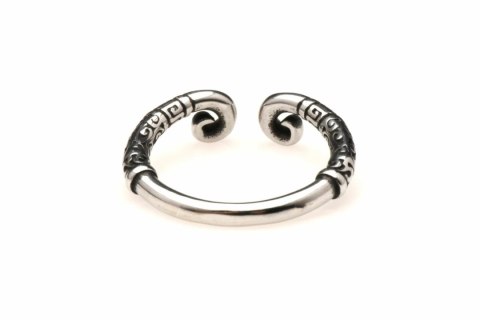 XR Brands Stainless Steel Ring Silver - Wytrzymały stalowy model
