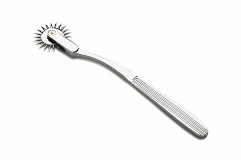 XR Brands Wartenberg Wheel Silver - precyzyjne narzędzie do stymulacji skory