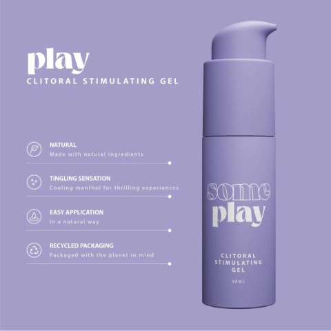 Some Play Żel stymulujący z mentolem 30ml - formuła chłodząca