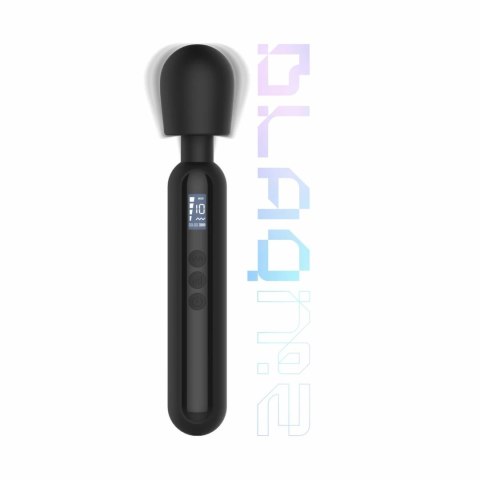 BLAQ Digital Wand Black - precyzyjny masażer z wyświetlaczem LCD