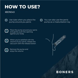 Boners System Power+ Inteligentna Pompa Prożniowa z Wyświetlaczem LCD