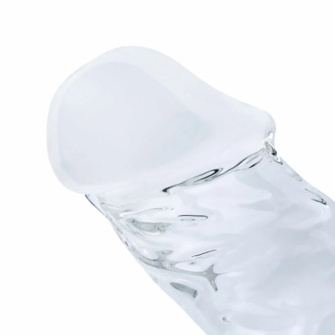 Gildo Szklany Model No. 29 - anatomiczny, żłobiona powierzchnia, przezroczysty