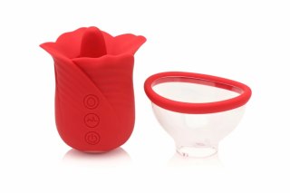Lily Lover Model LS1 - System wibracji i funkcja zasysania, rożowy