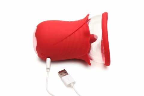 Lily Lover Model LS1 - System wibracji i funkcja zasysania, rożowy