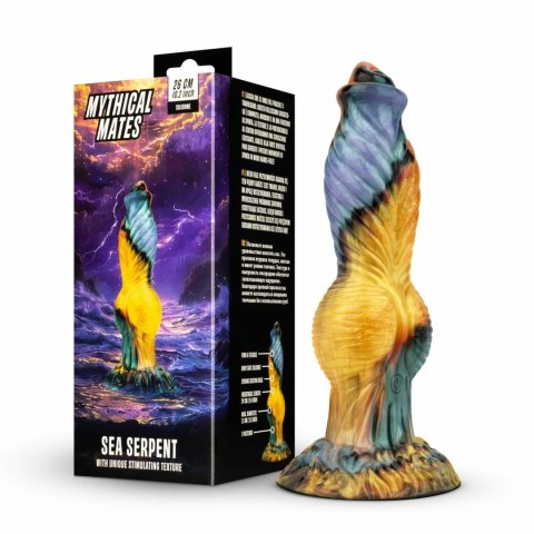 Mythical Mates Sea Serpent model z systemem przyssawki XL zielony