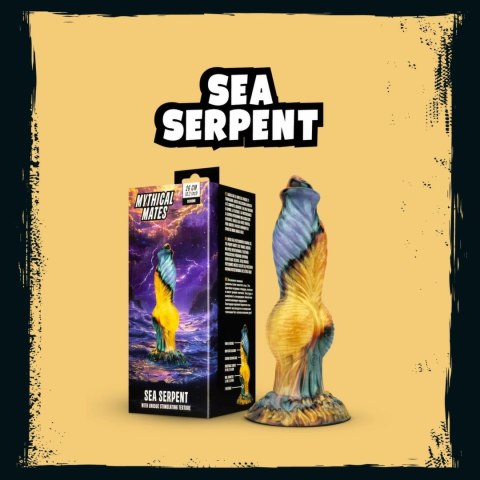 Mythical Mates Sea Serpent model z systemem przyssawki XL zielony