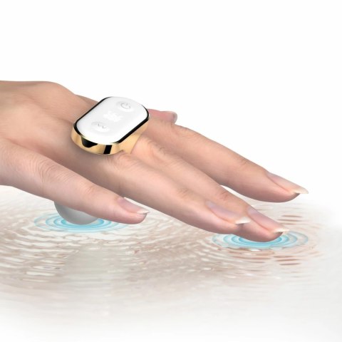 OTOUCH Yu - Wibrujący pierścień na palec, 7 trybow, wodoodporny, rożowy