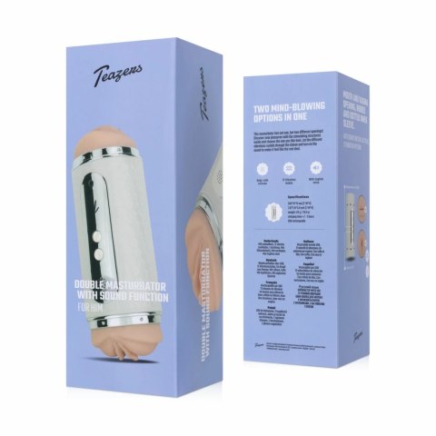 Teazers Electric Double-Sided System z 12 Trybami Wibracji i Dźwiękiem